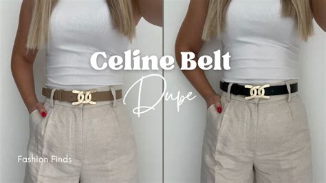 celine belt amazon dupe|celine medium triomphe belt.